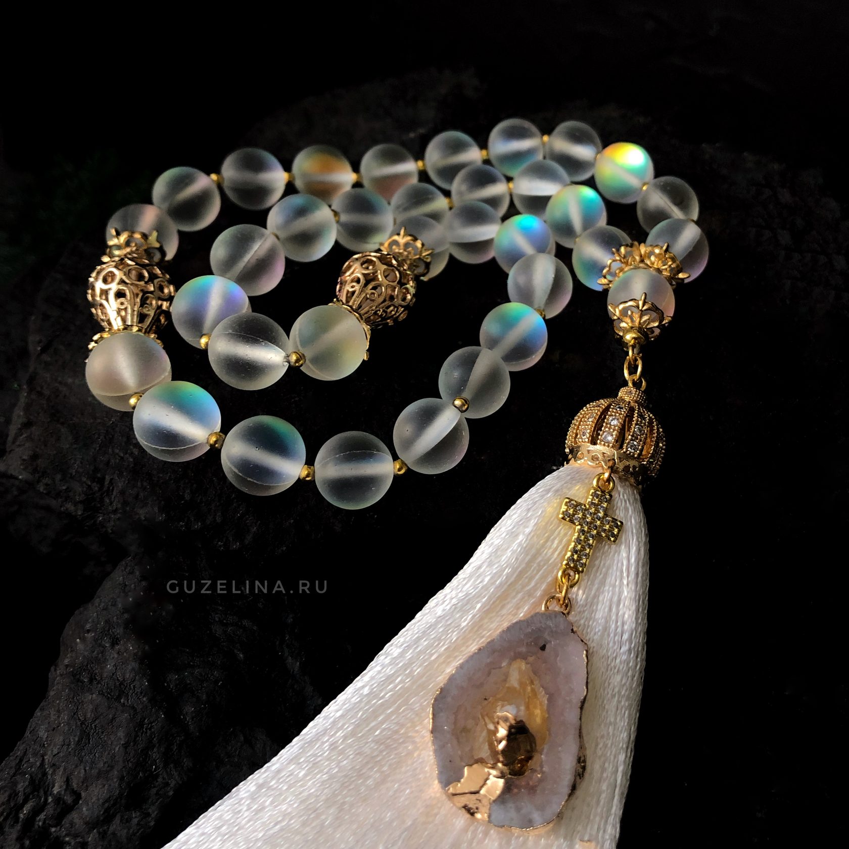 Серебряные четки мусульманские. Guzelina. Четки опал. Серебряные четки из 33 бусин. Четки из 33 бусин.