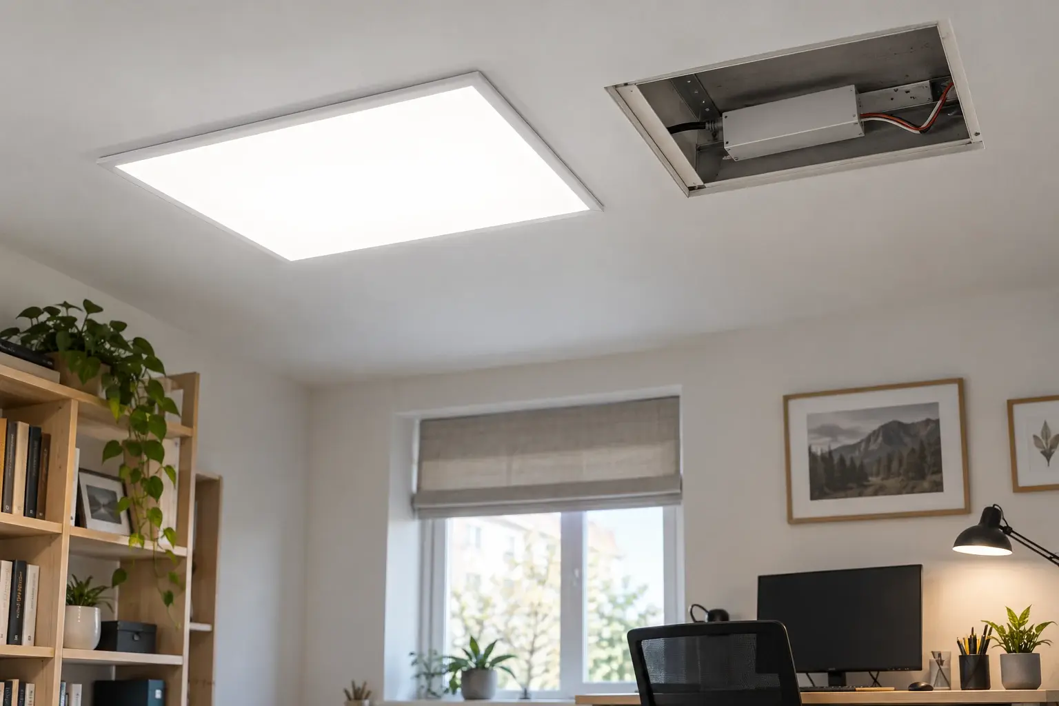 Потолочная LED-панель с отдельным драйвером