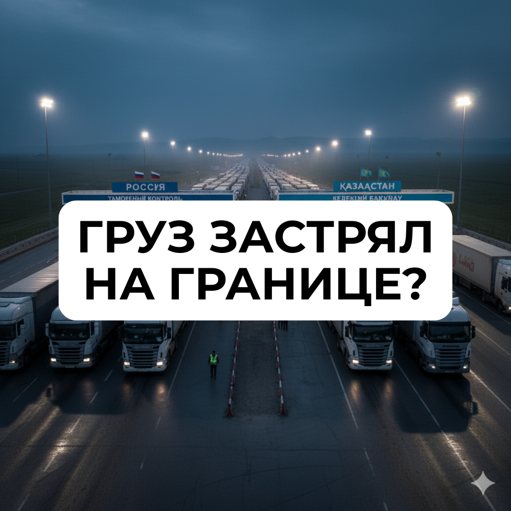 Груз застрял на границе
