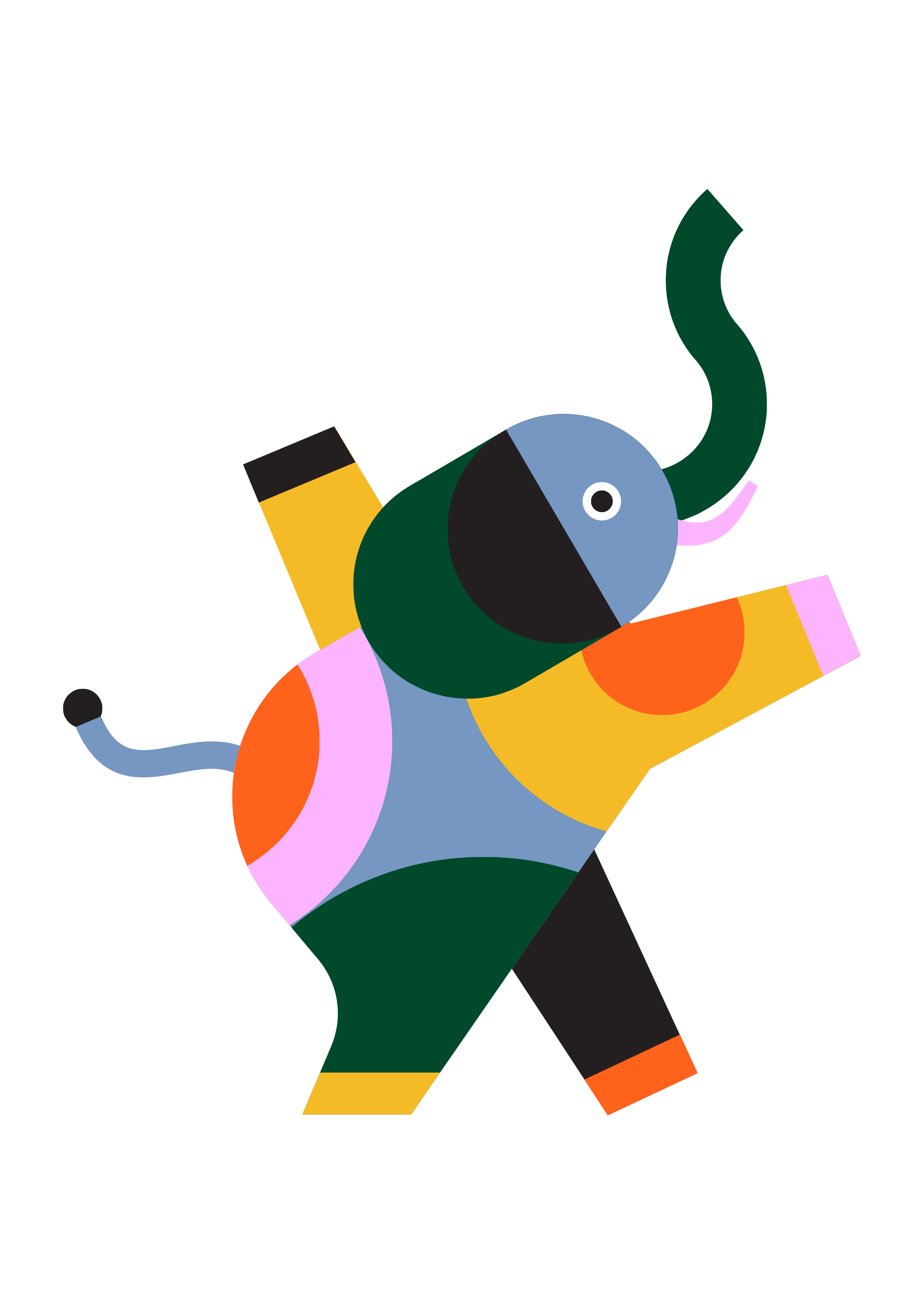 The Große Leute elephant illustration
