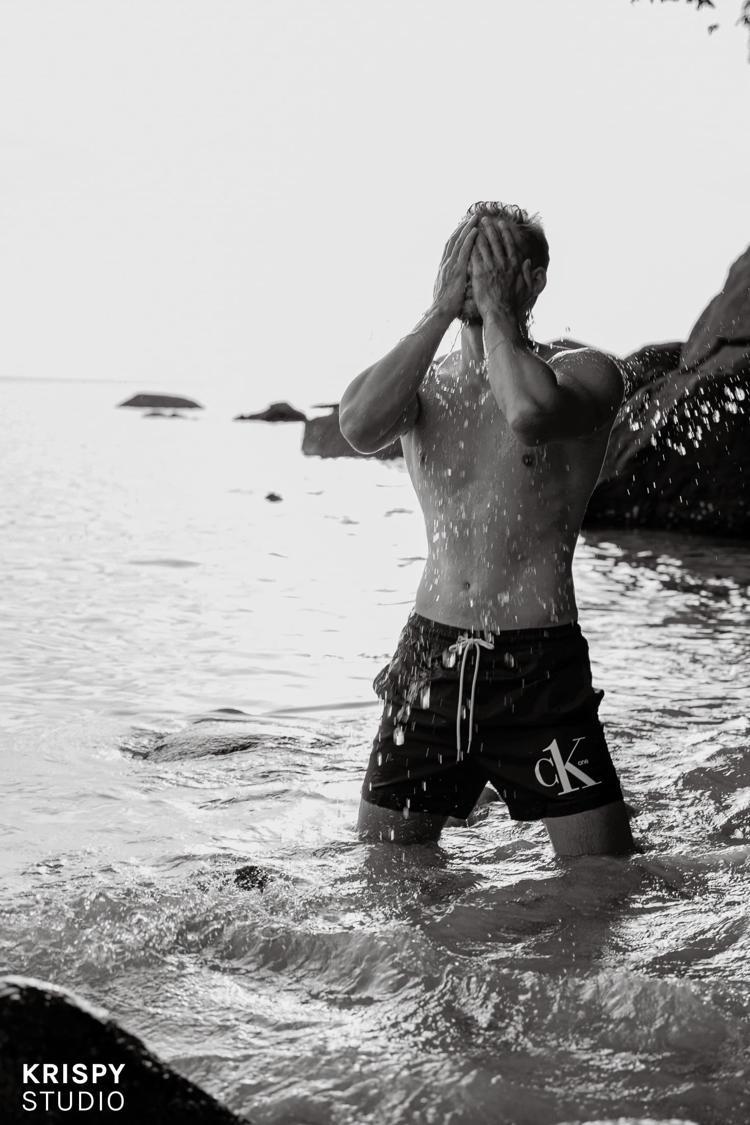 Спортивная фотосессия на пляже Пхукета для Calvin Klein