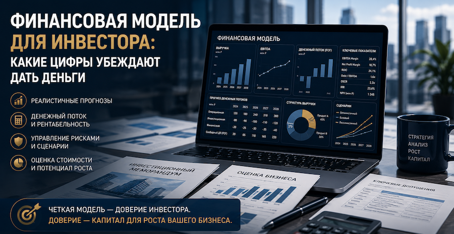 На экране ноутбука аналитика