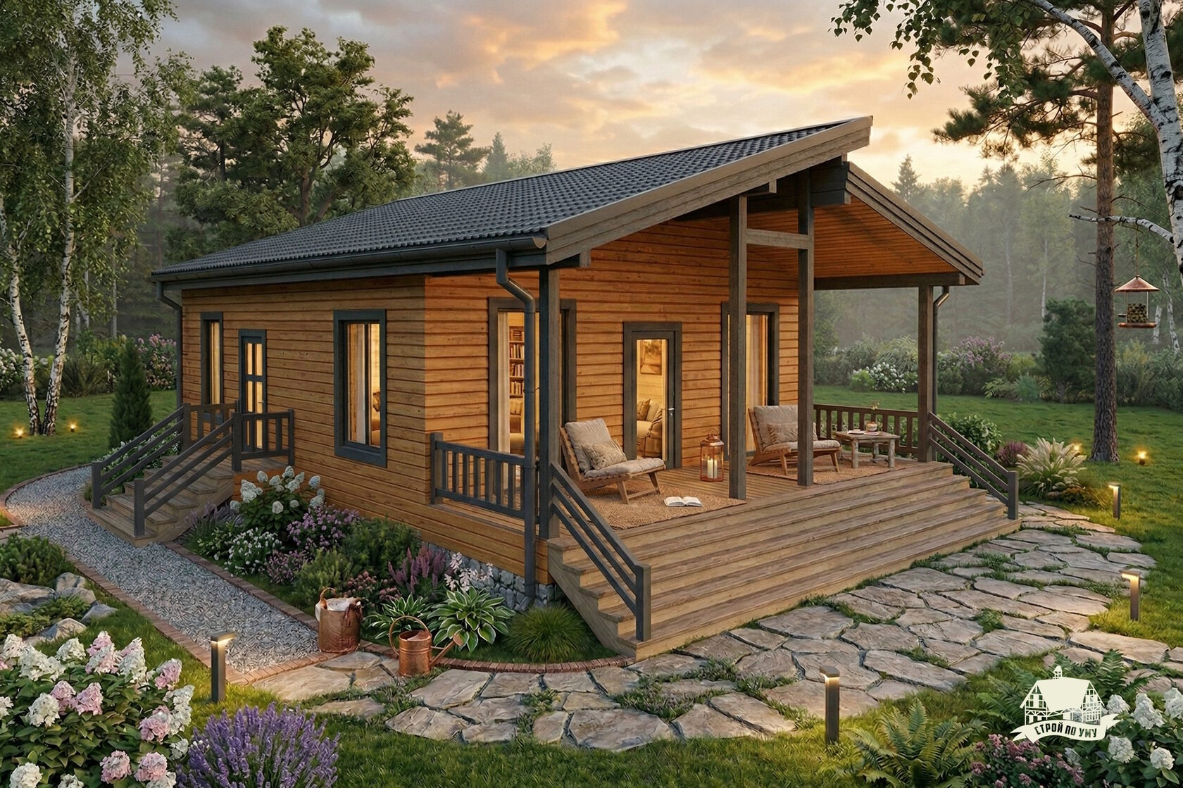 Каркасный дом КД-81, 81 м²