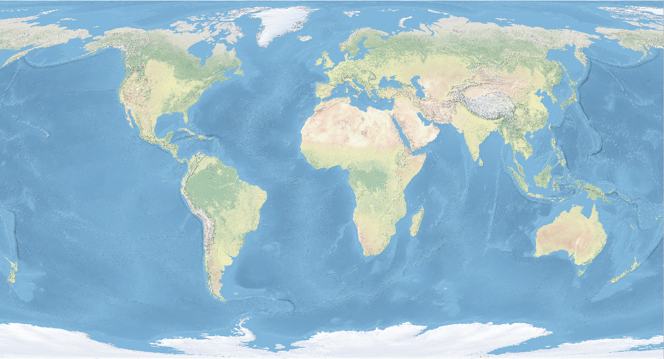 Earth карта мира