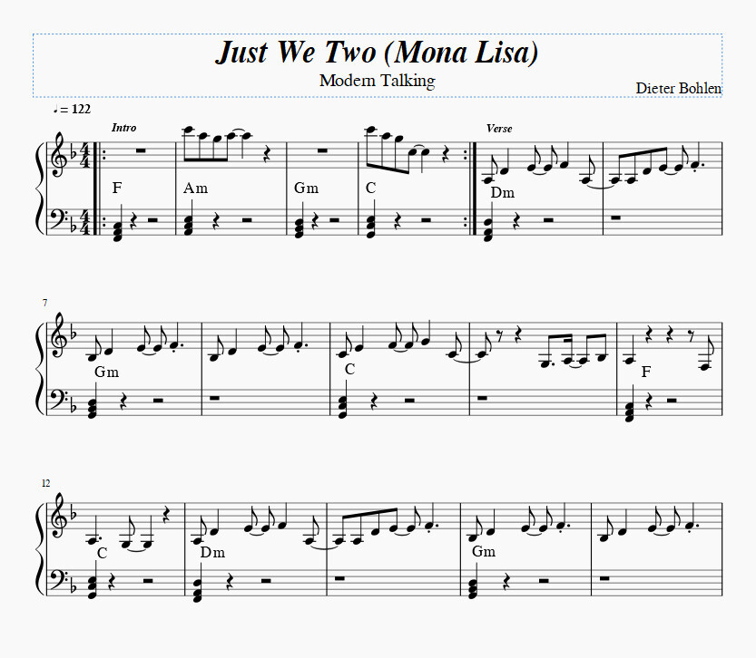 Just We Two (Mona Lisa)