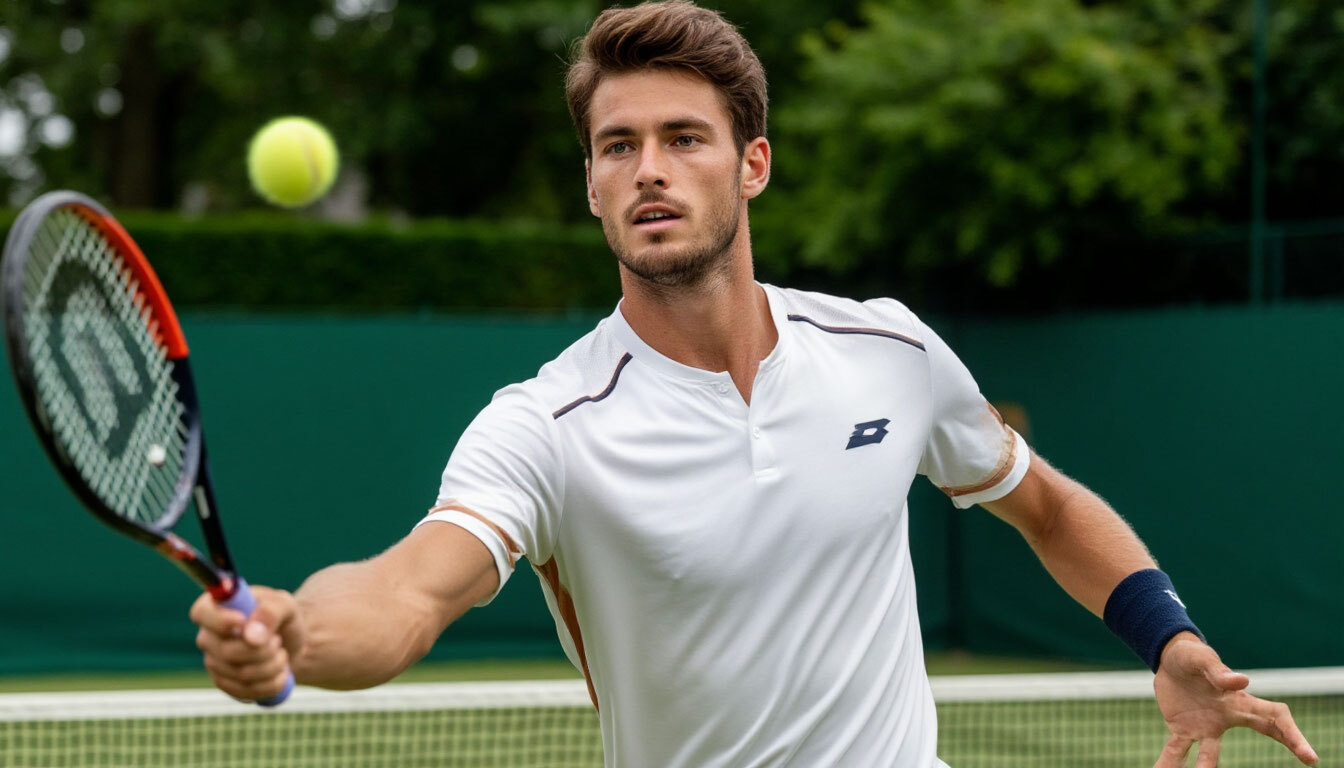 Как подавать в большом теннисе