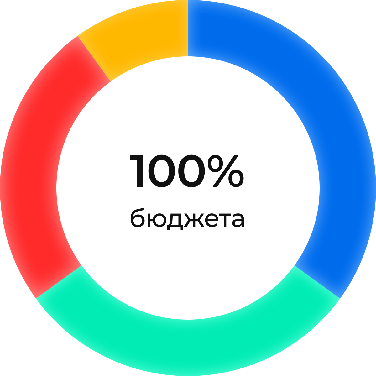 100% бюджета