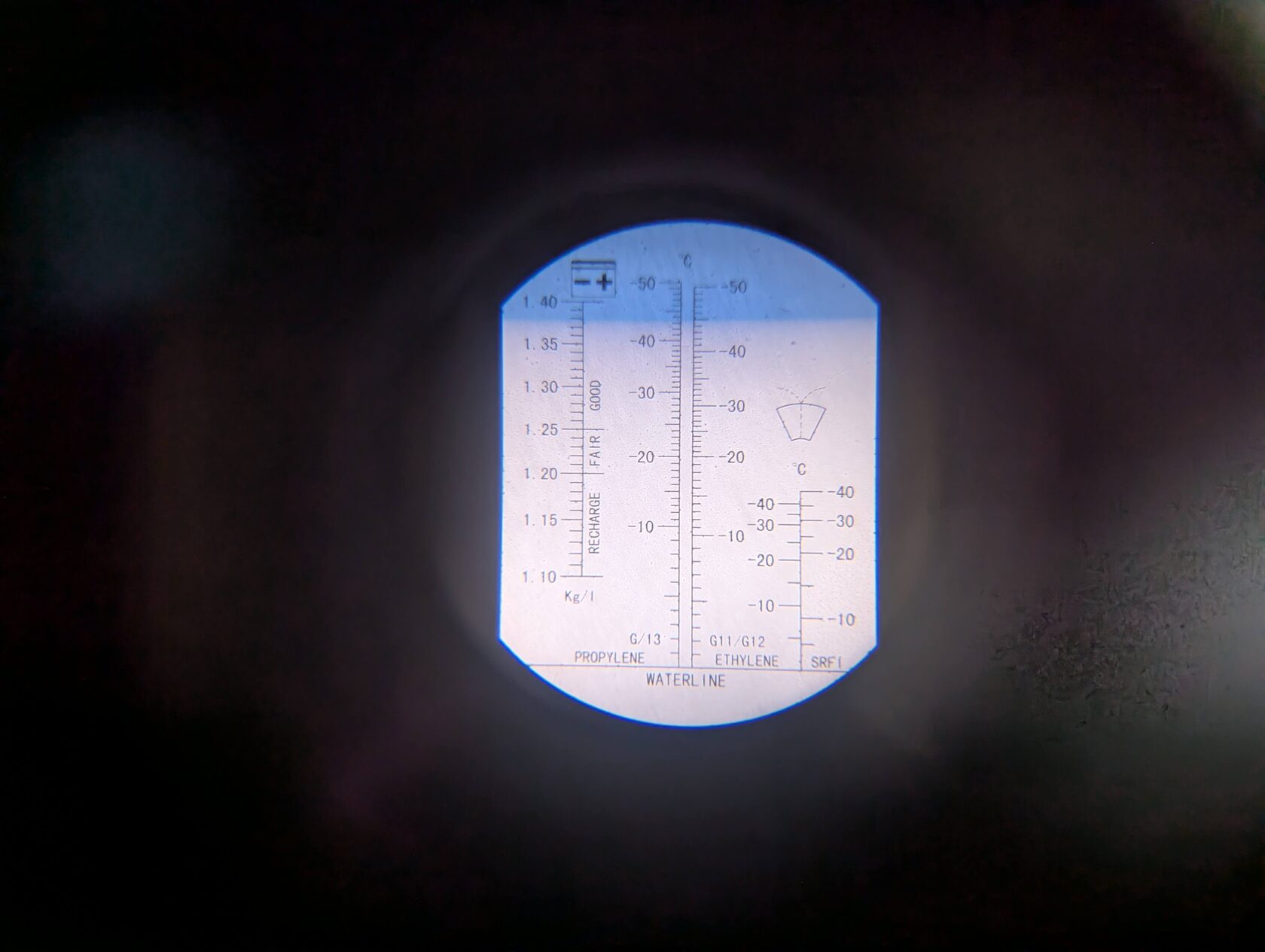 Рефрактометр антифриз Шкода
