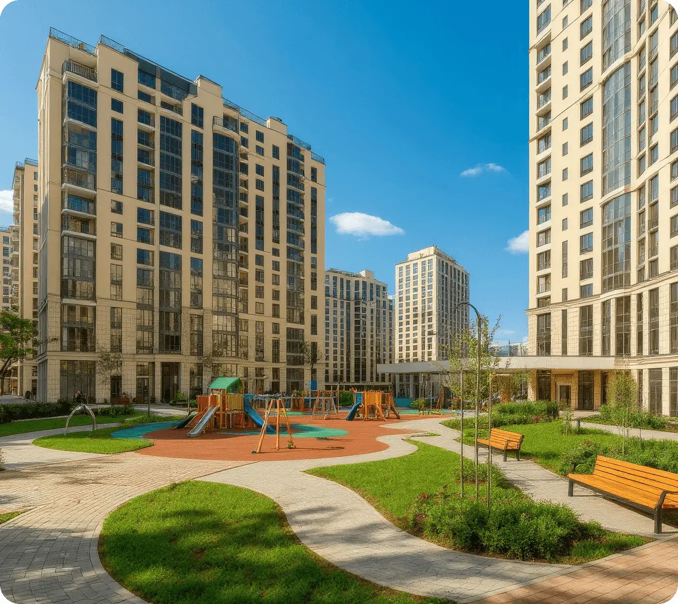 Жилой комплекс в современном стиле