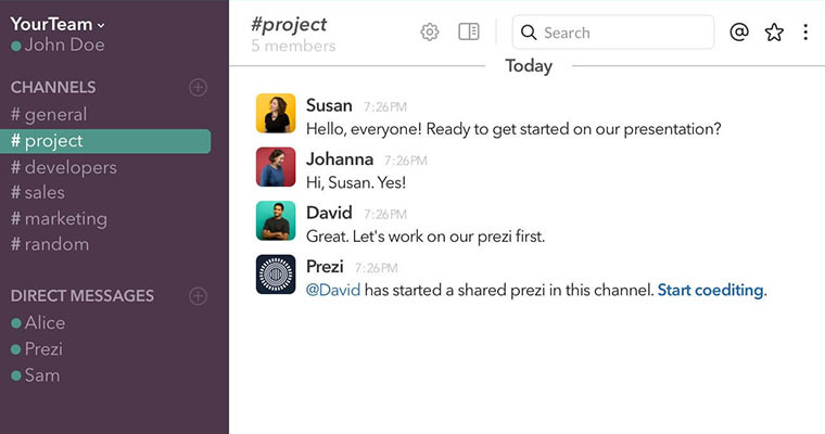окно мессенджера аватары людей 