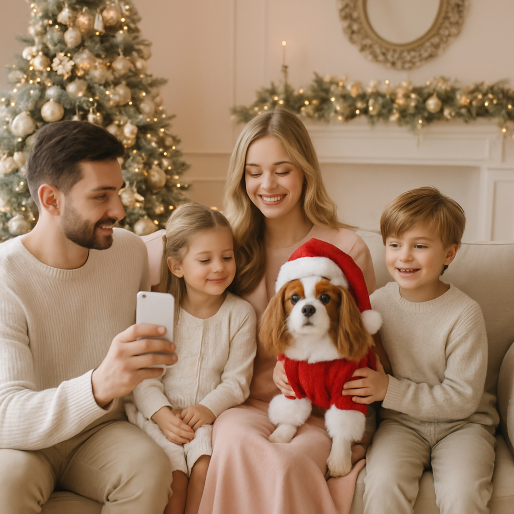 Костюм для Кавалер Кинг Чарльз Спаниеля на Новый Год