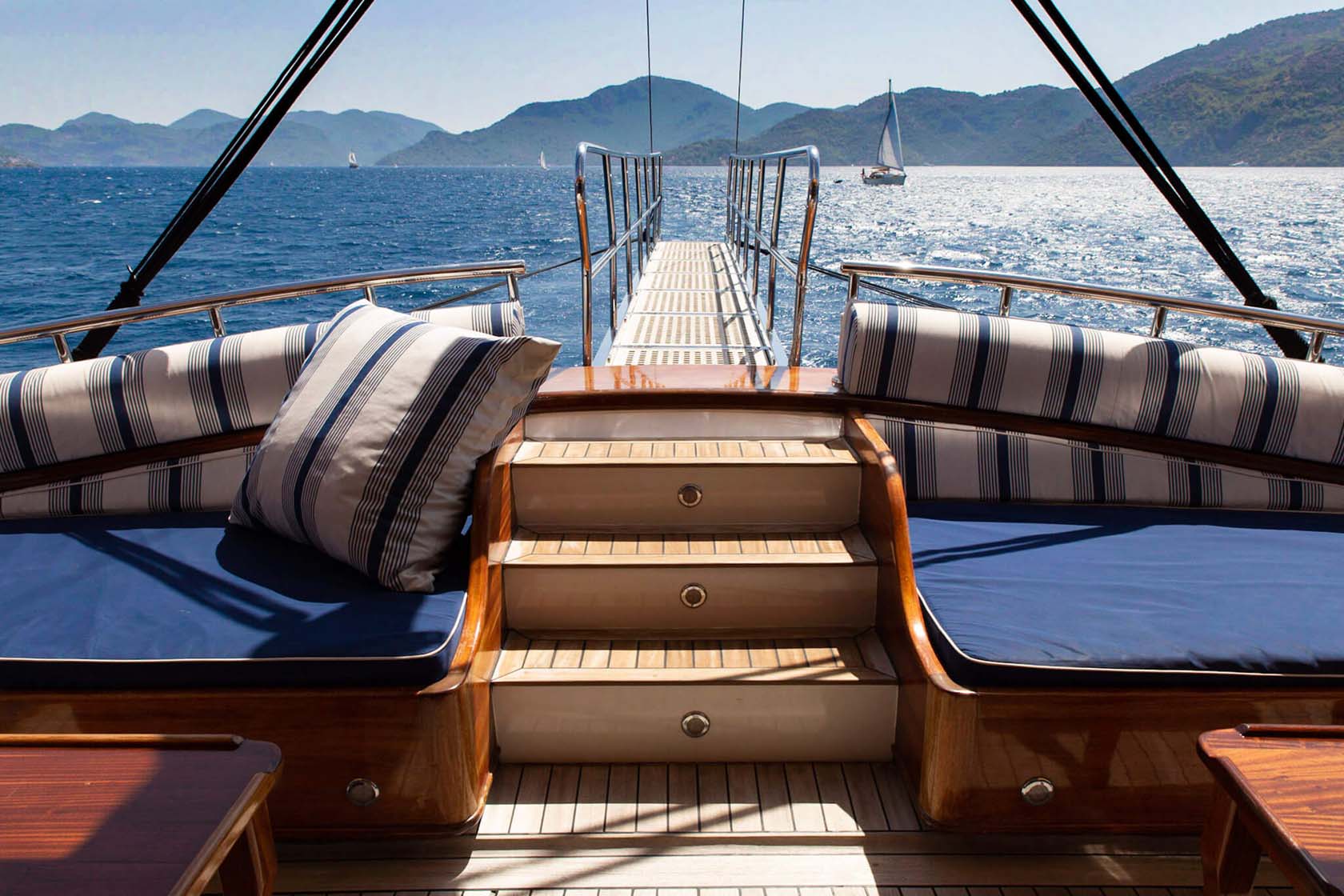 зона отдыха на корме