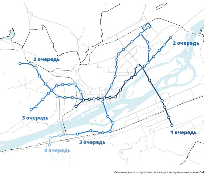 Карта красноярского метро