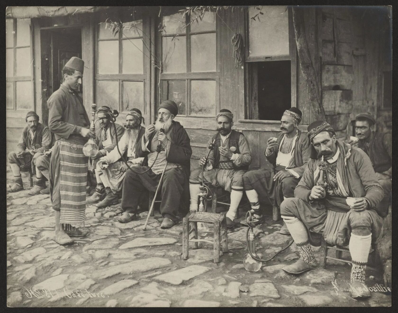 Turkish nargile in Ottoman café