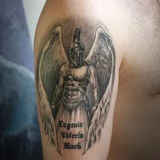 Варианты татуировки ангела