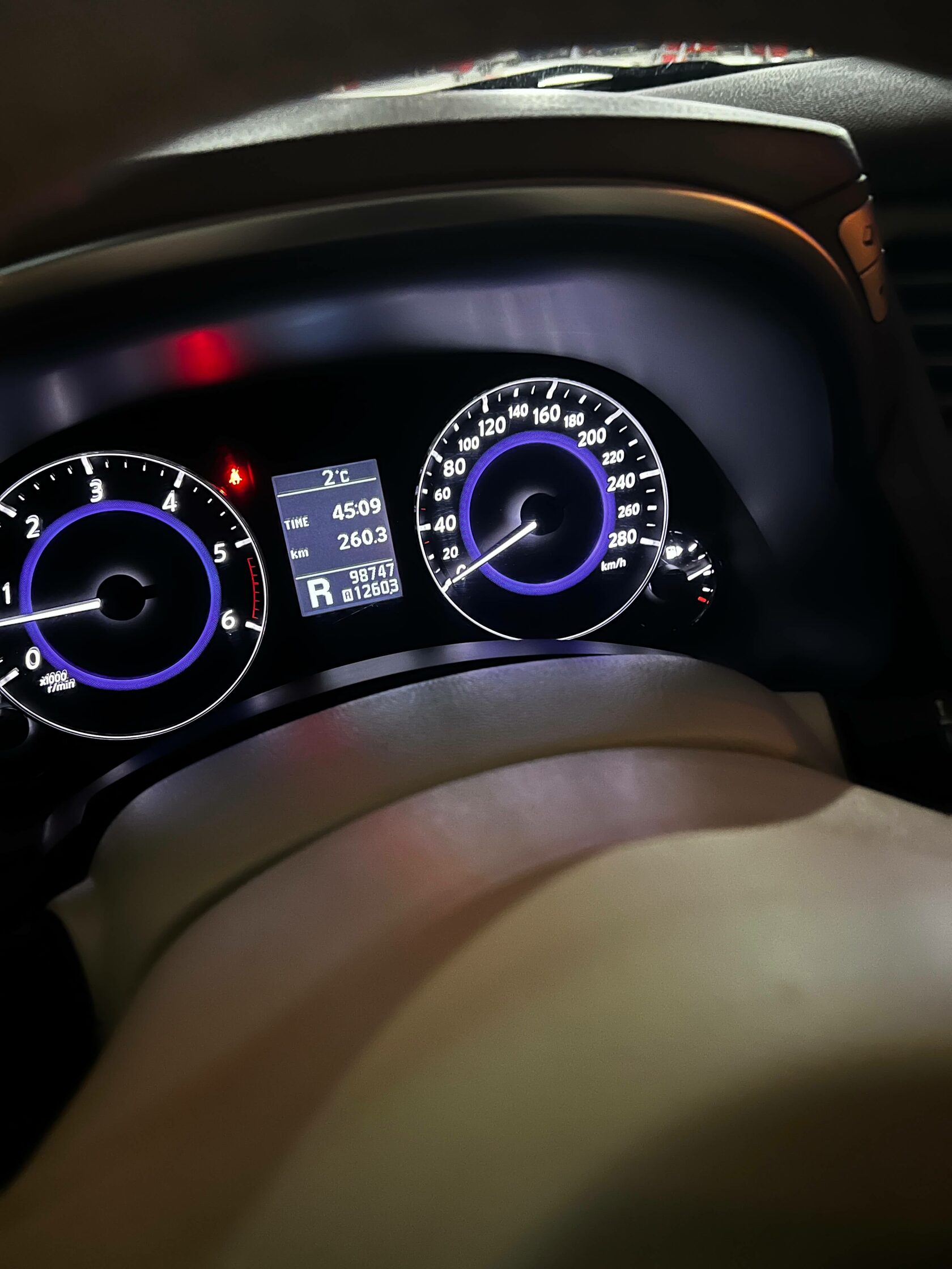 Фиксация пробега Infiniti QX70