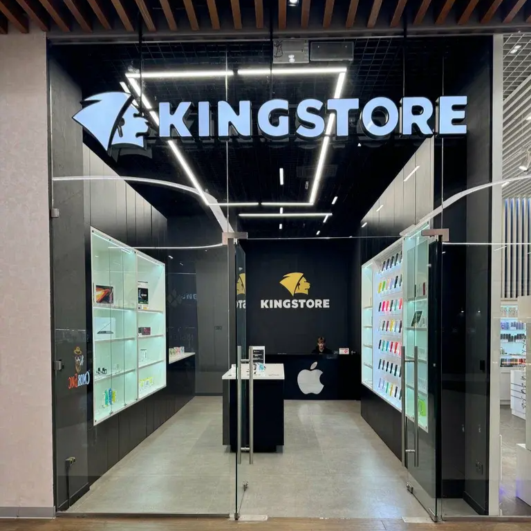 Интерьер магазина KingStore в ТРЦ Океанис