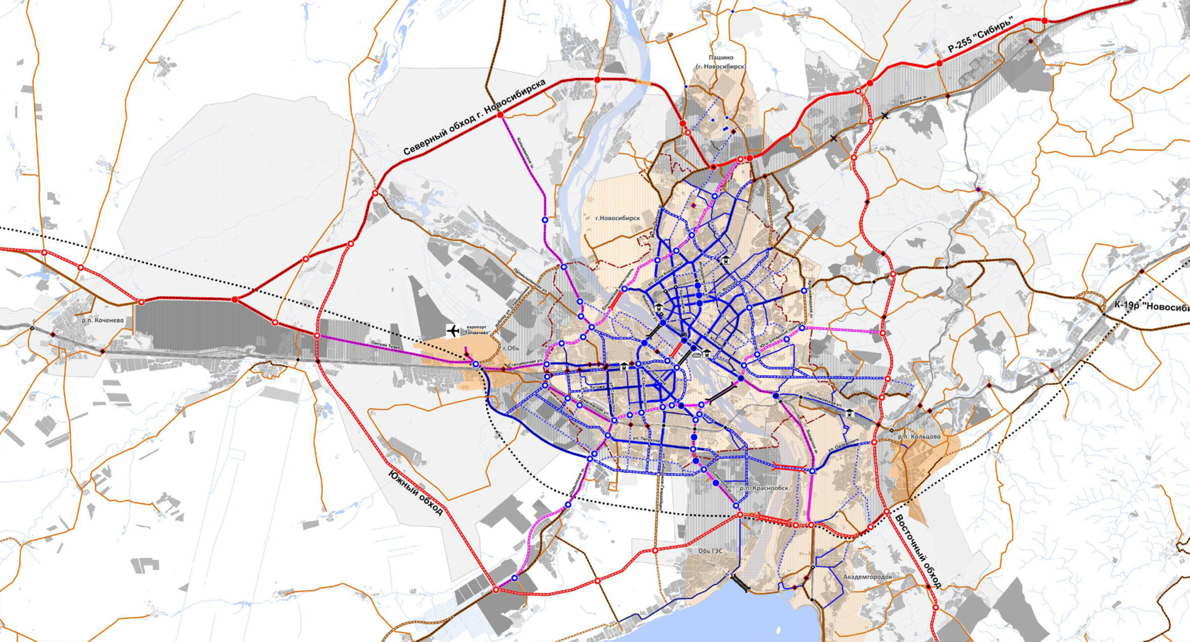 План развития транспортной инфраструктуры новосибирска
