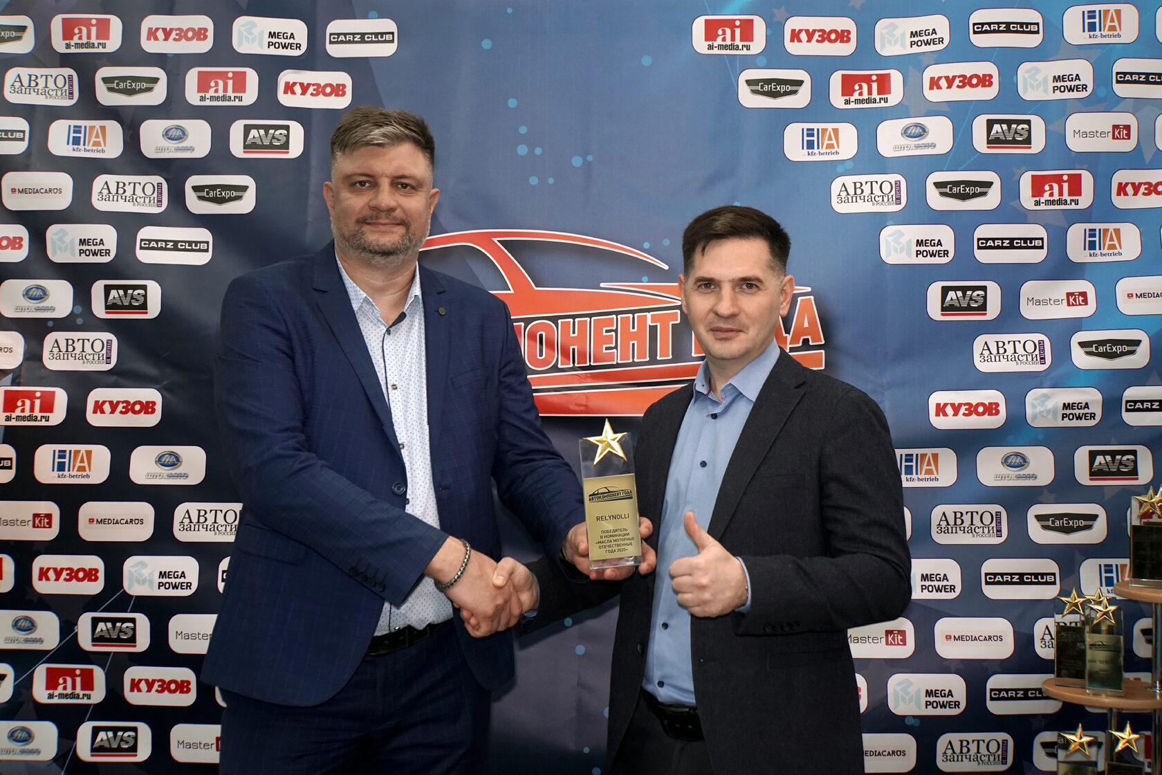 Награждение Relynolli премией  &amp;quot;Автокомпонент года - 2025&amp;quot; в категории &amp;quot;Масла моторные отечественные&amp;quot;