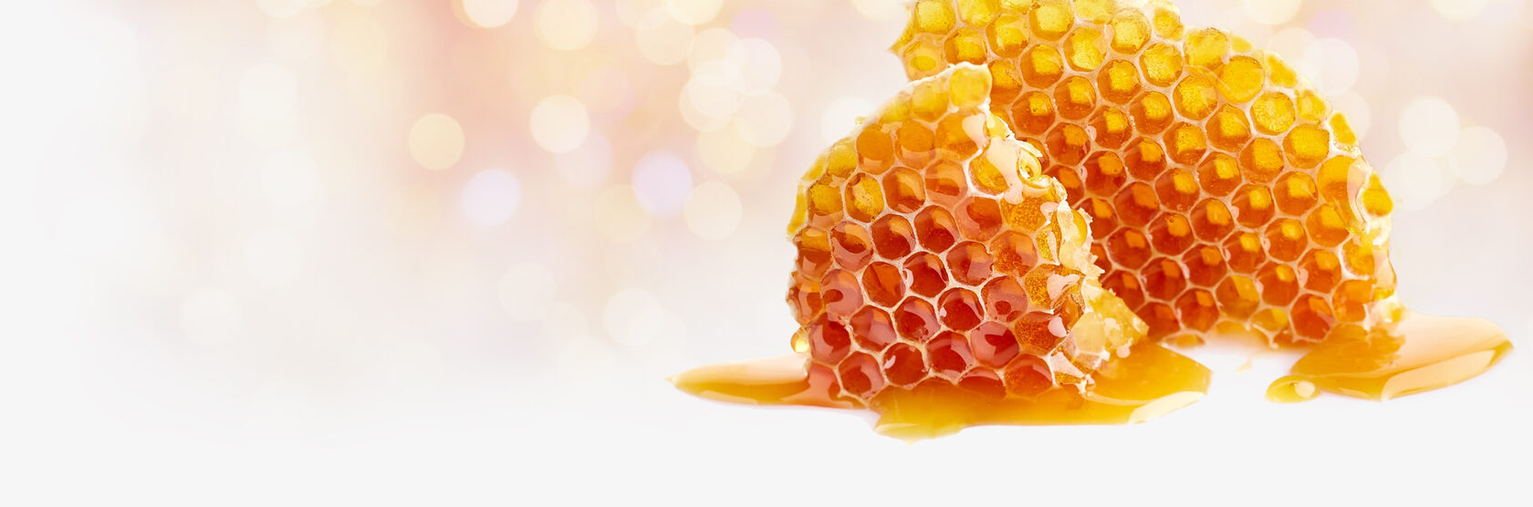 Соты, наполненные вкусным, солнечным мёдом