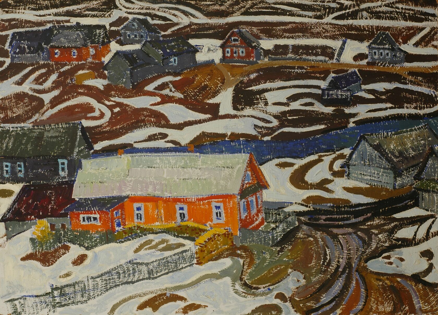 Уральская деревня. 1960-е 