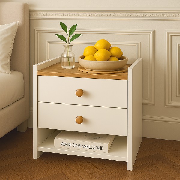 Тумба прикроватная белая