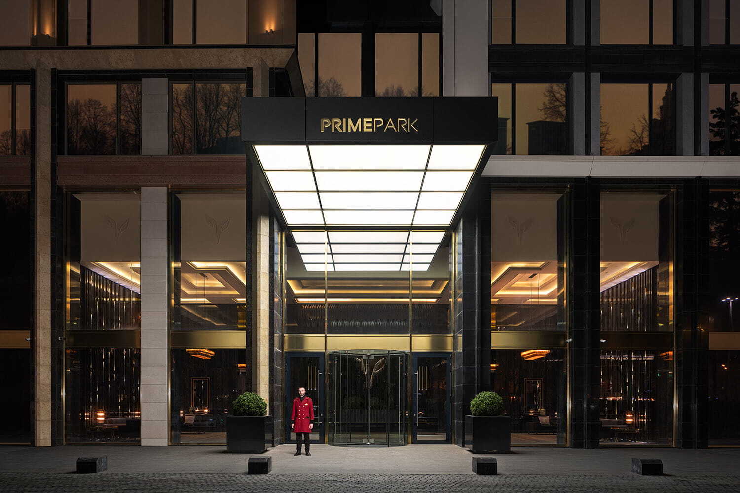 Главный вход в жилой квартал Prime Park