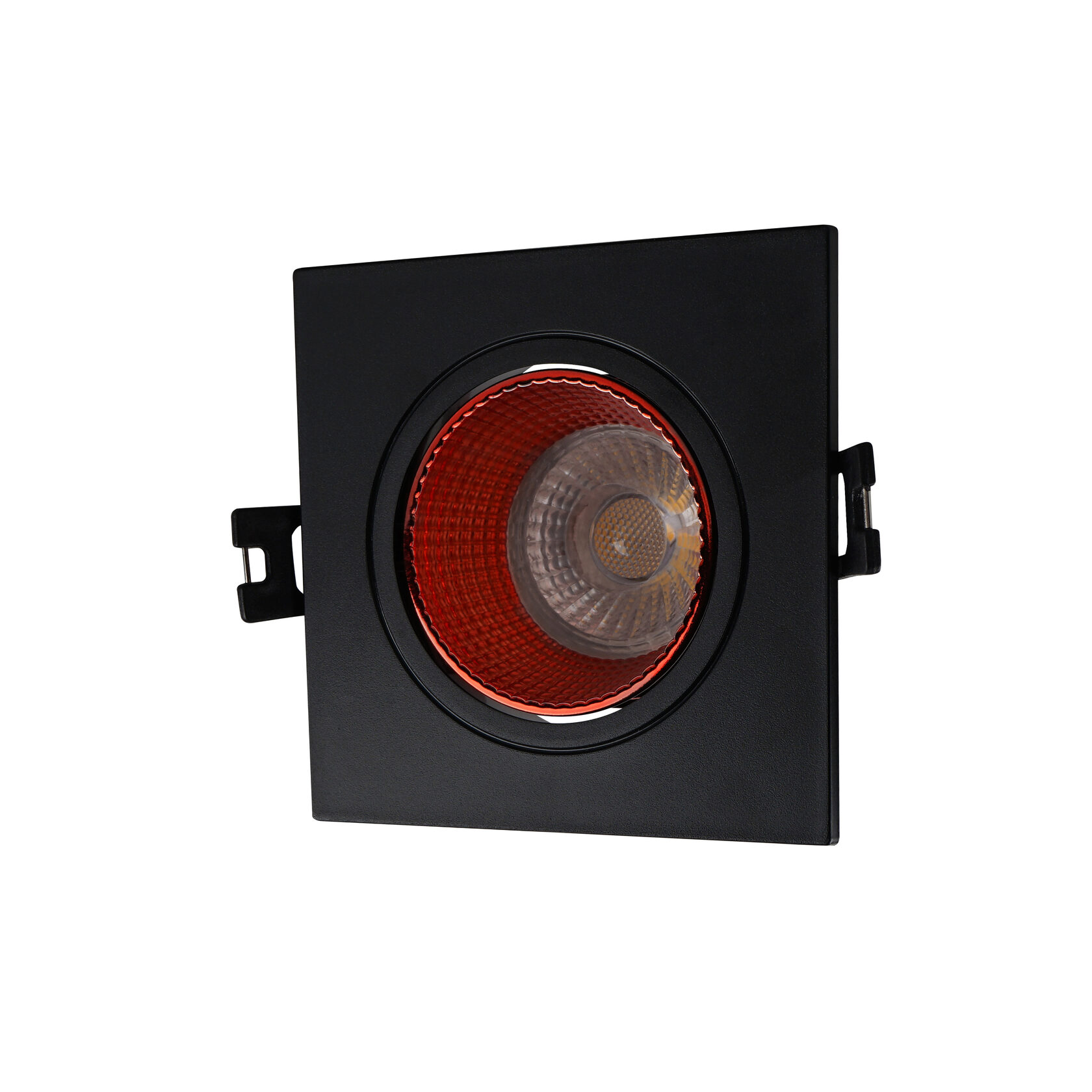 Встраиваемый светильник GU5.3 LED черный/красный пластик Denkirs DK3071-BK+RD DK3071-BK+RD