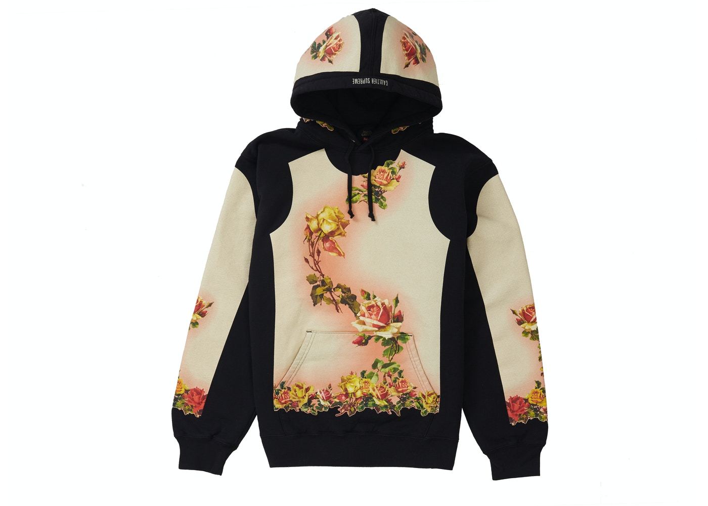 supreme flowers hoodie