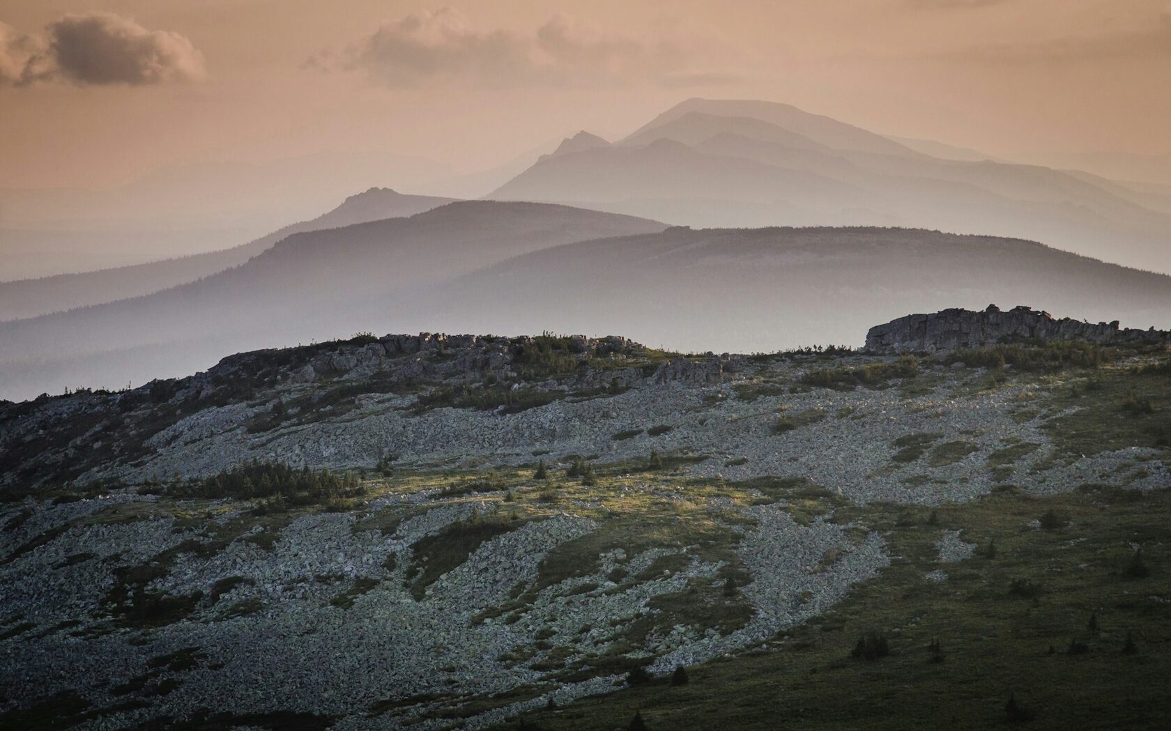 Панорама гор России