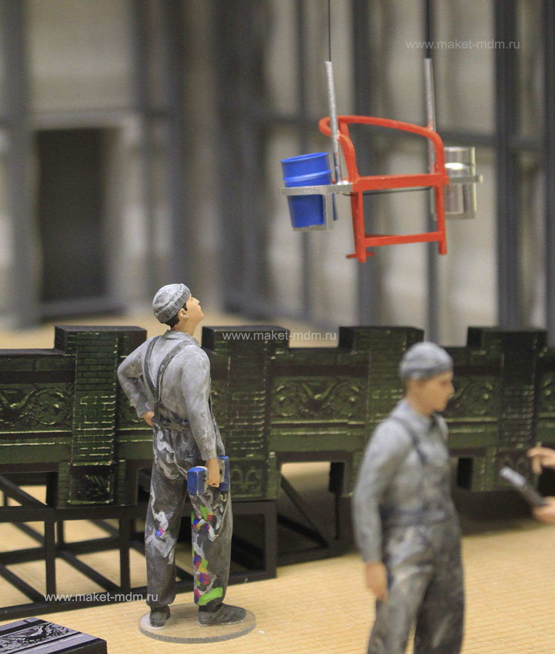 макет декораций к спектаклю Пик Ник Электротеатра Станиславский