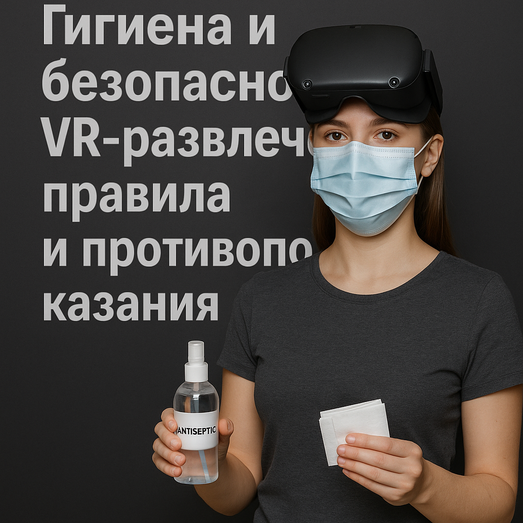 Дезинфекция VR-оборудования в клубе виртуальной реальности - соблюдение санитарных норм