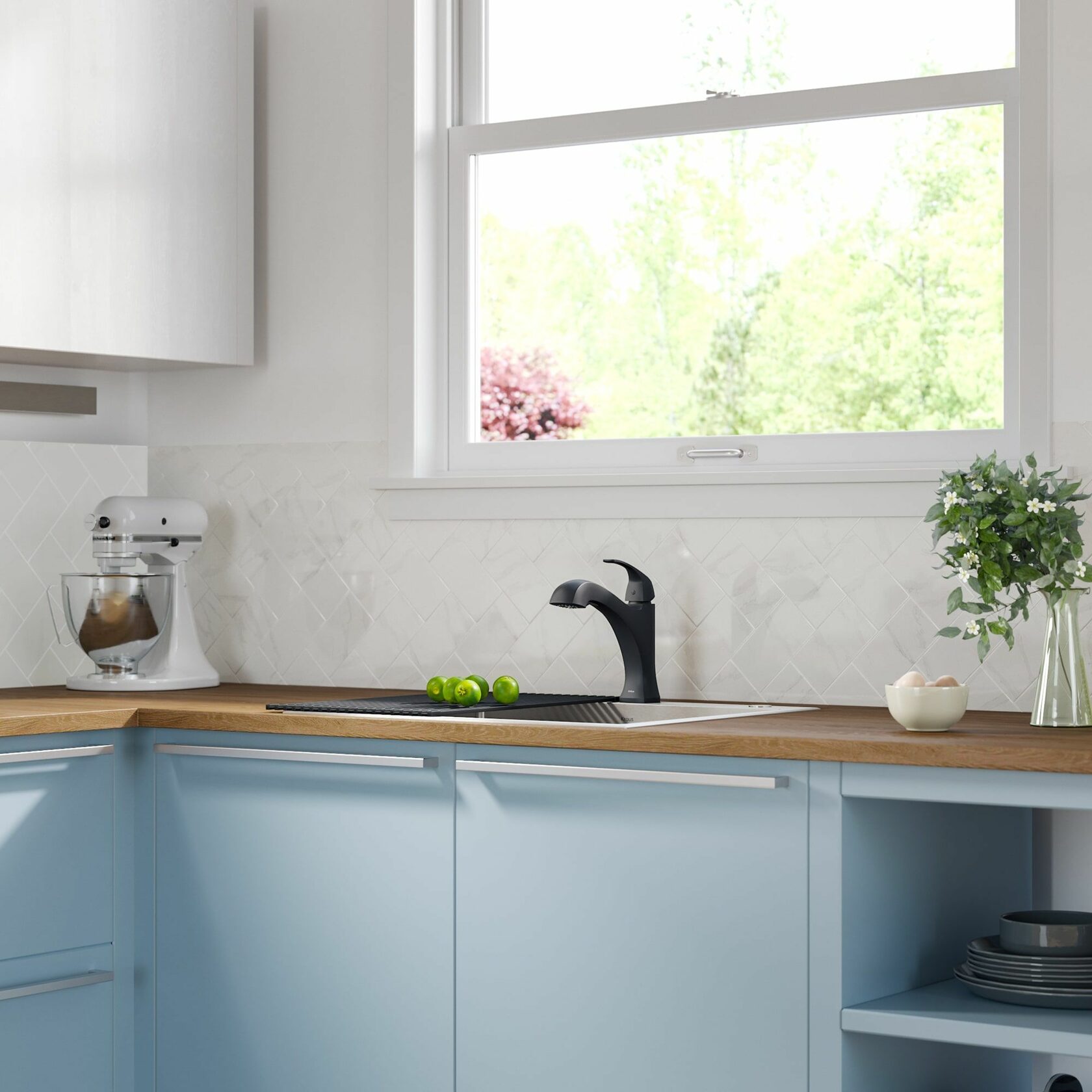 Кухонний змішувач Kraus KPF-2252MB - изображение 6