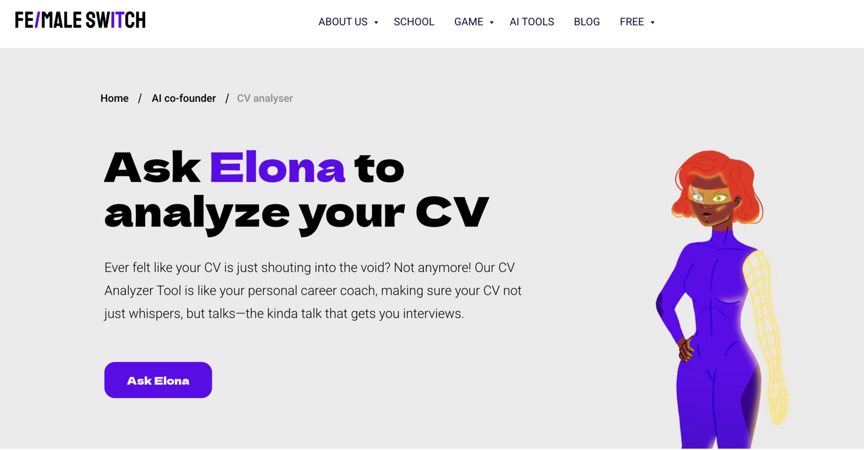Fe/male Switch CV Analyzer