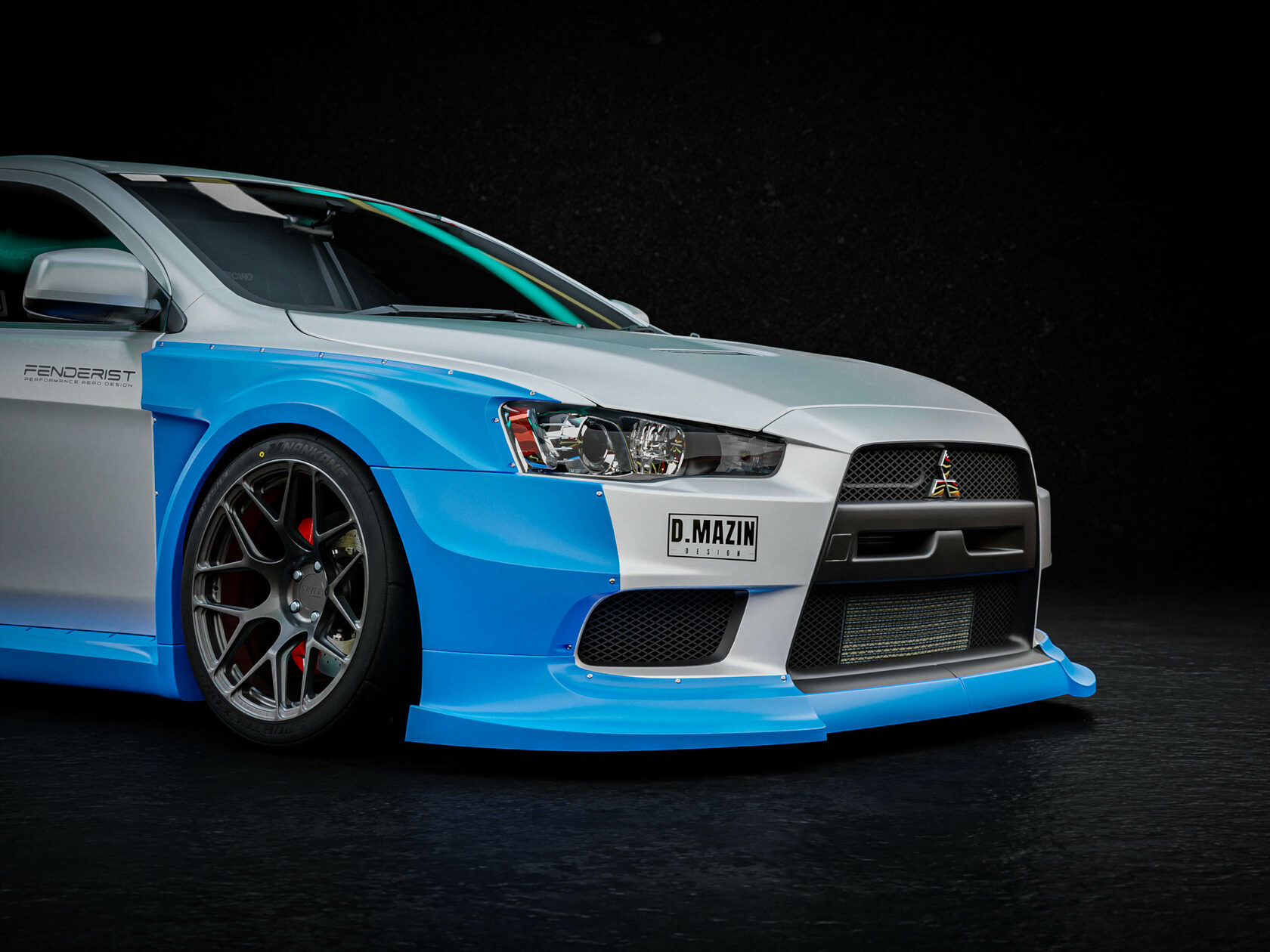 FENDERIST SPEC S Full Set / WIDE BODY KIT MITSUBISHI LANCER EVO X 20082015