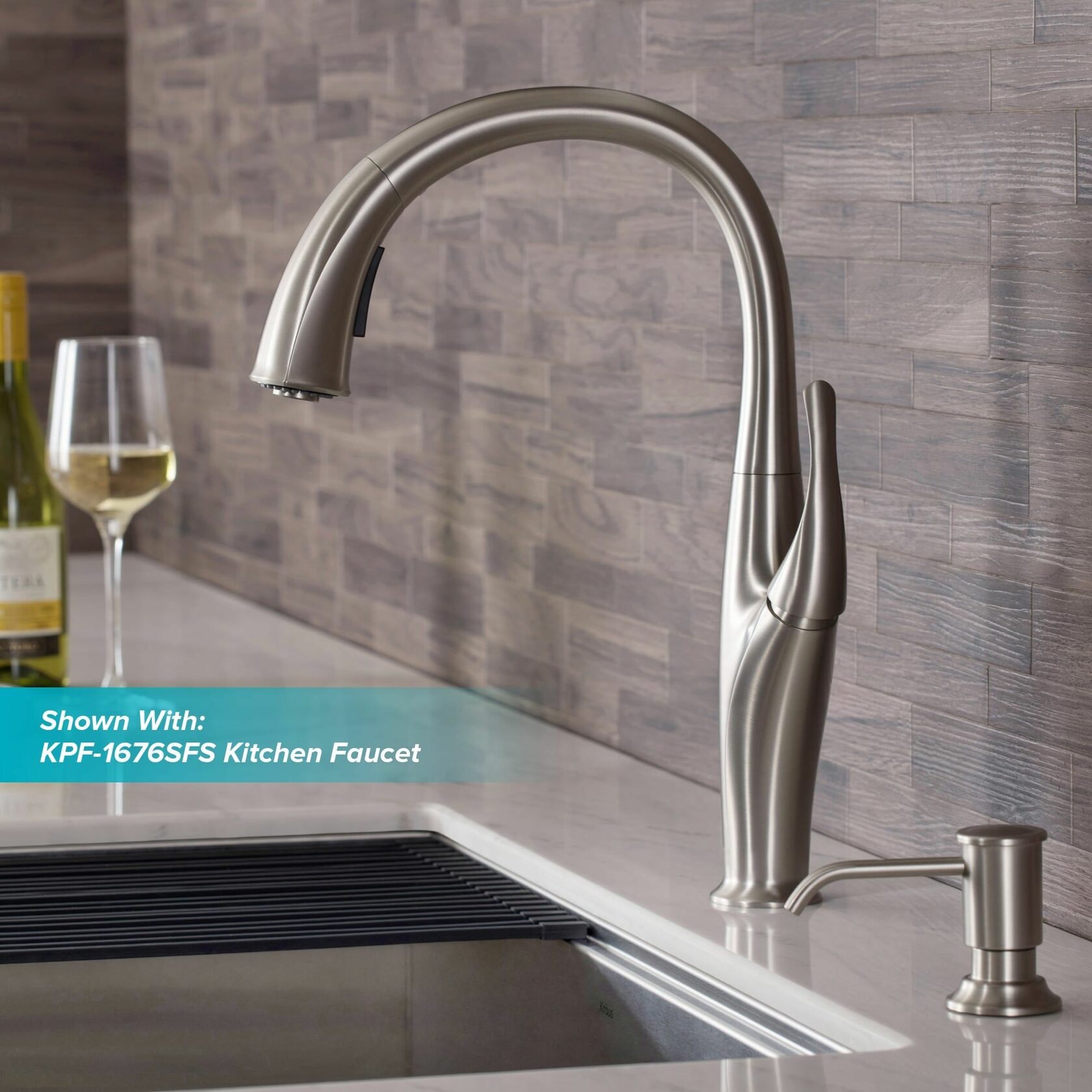 Дозатор жидкого моющего средства Kraus KSD-80CH - изображение 2