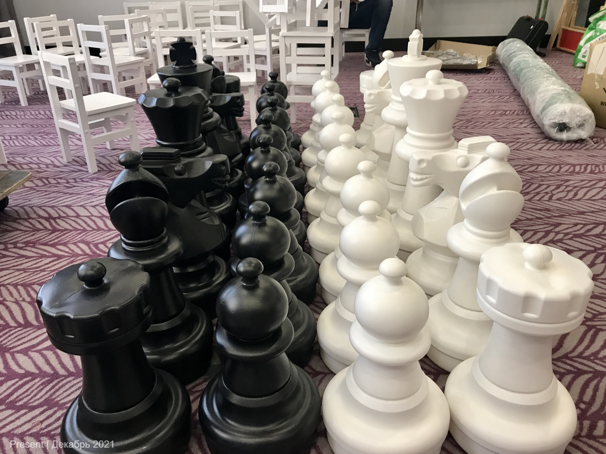 Большие шахматы в аренду в Москве и Подмосковь
