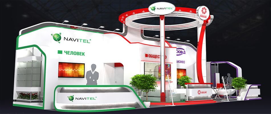 Выставочный стенд компании Geolife