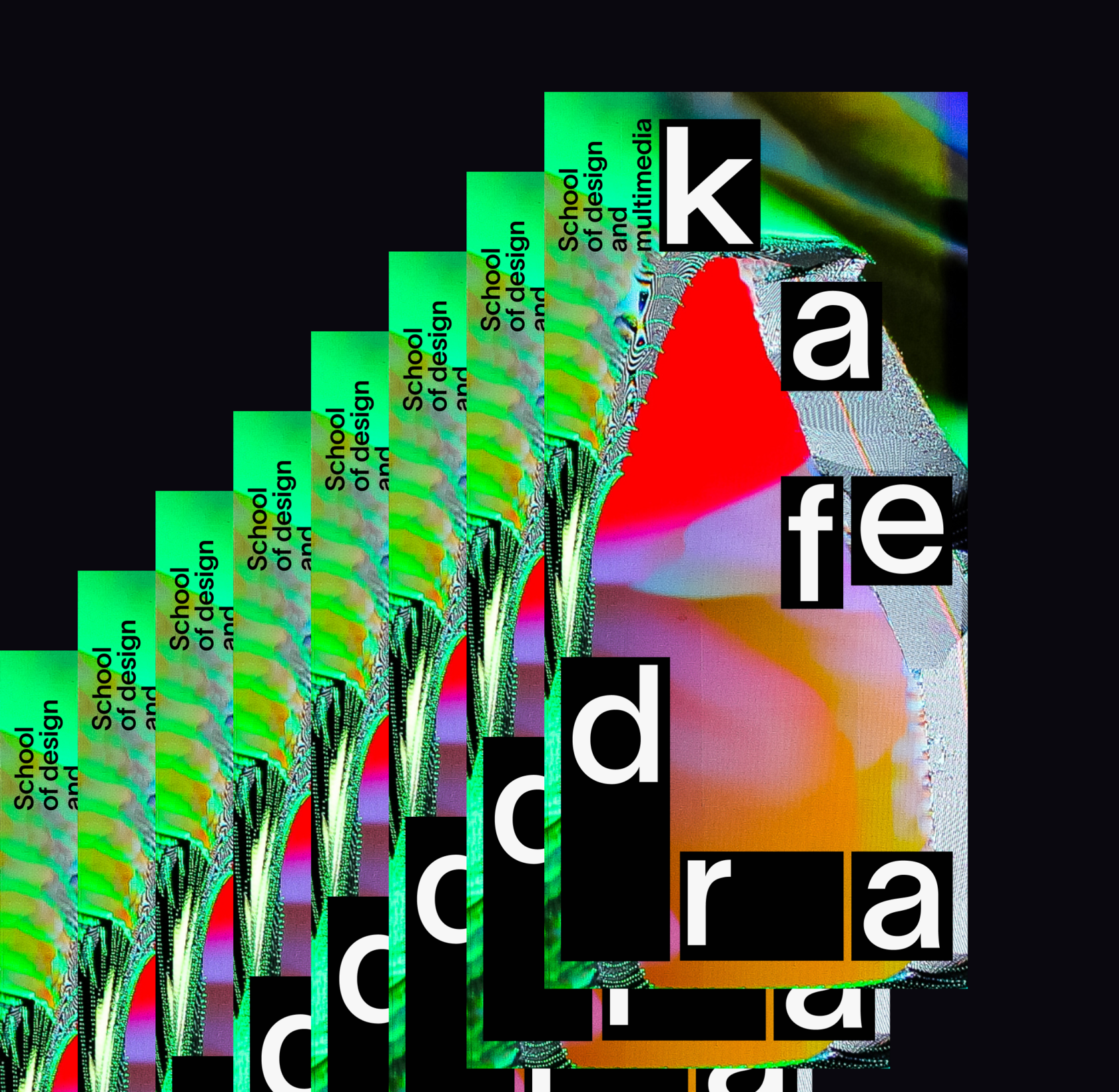 Kafedra.school — стопка постеров