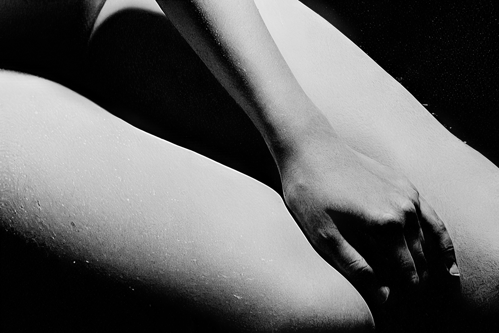 Міхаіл Гарус, серыя «Ландшафт цела» (1986). Не ўключаная ў экспазіцыю