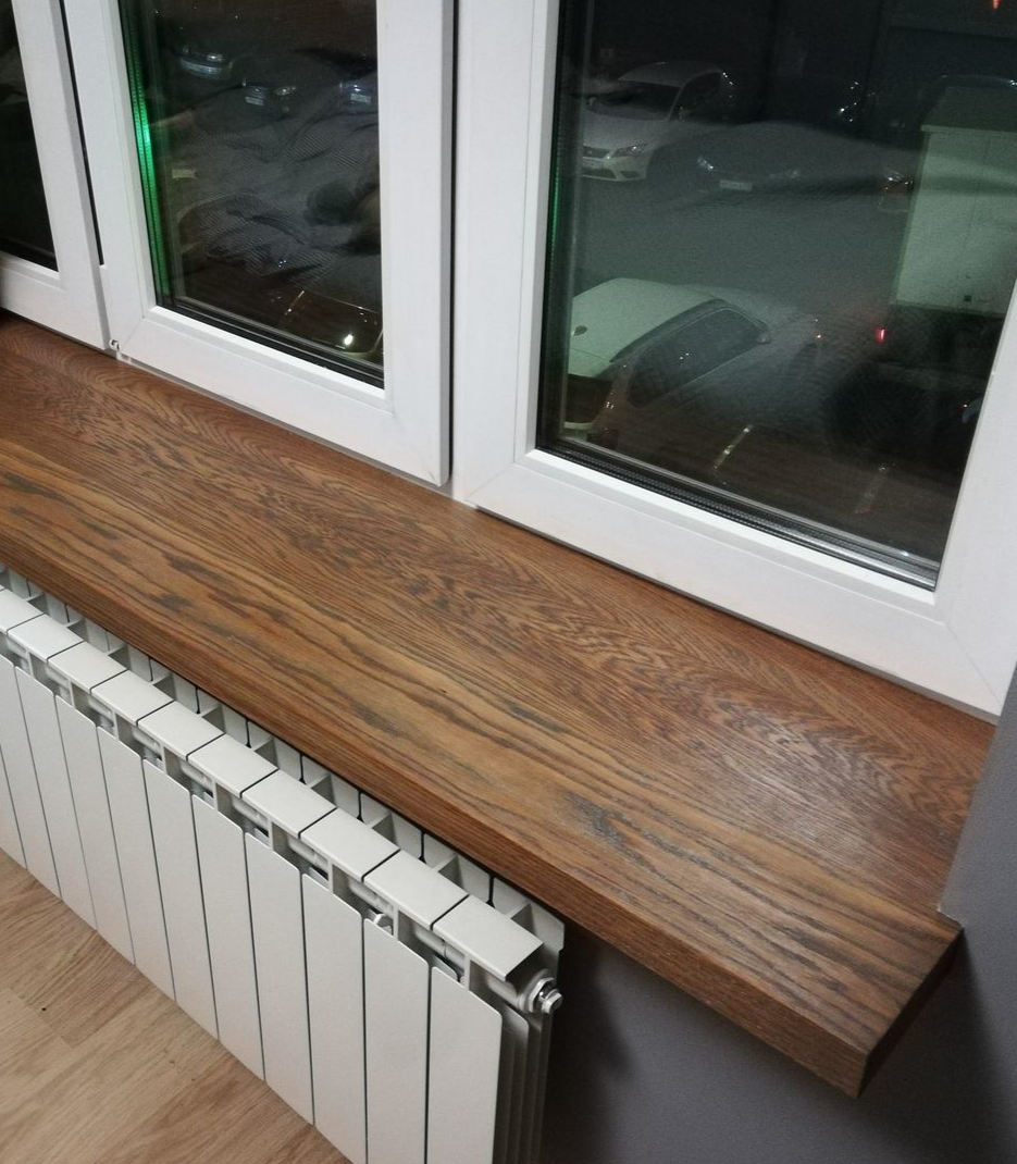 Купить подоконники из слэбов или массива дерева на заказ по вашим ...