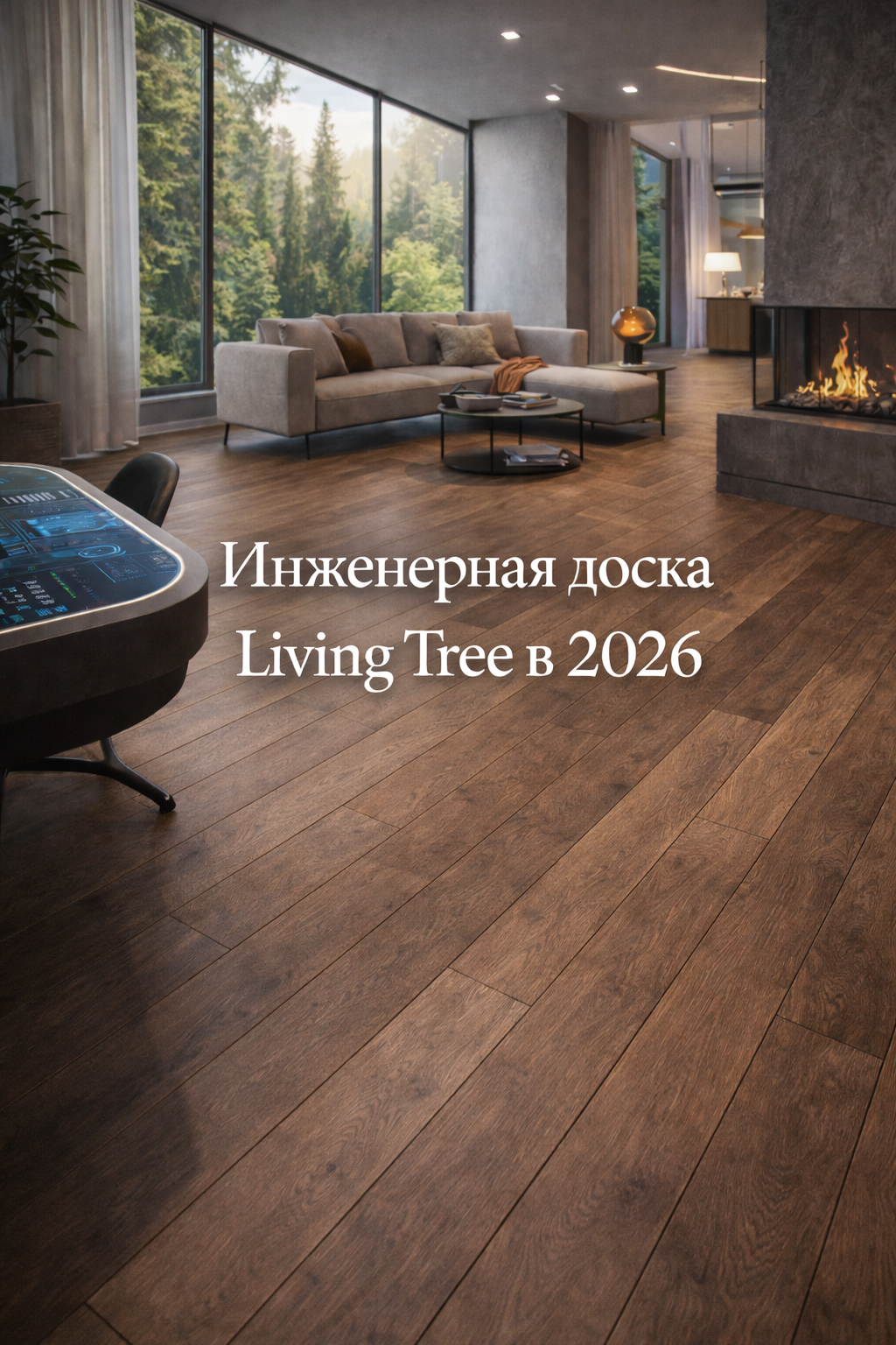 Инженерная доска Living Tree из дуба под УФ-маслом в современном интерьере, выбор селекции и толщины в Санкт-Петербурге и ЛО, доставка по России — Parket Brothers