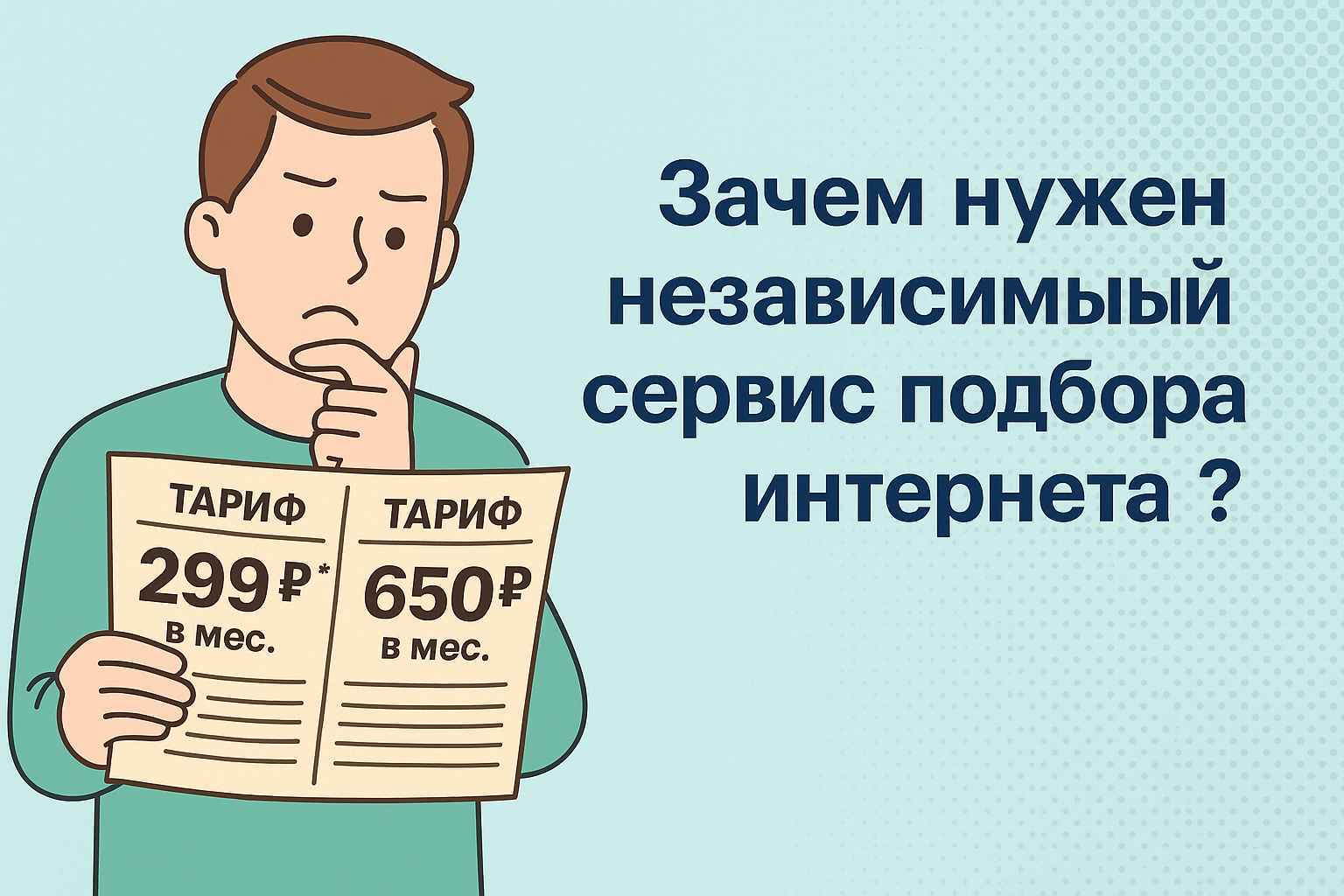 Зачем нужен сервис подбора интернета