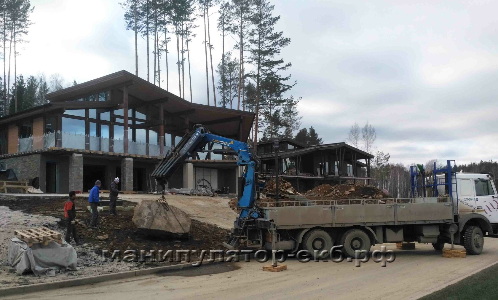 Манипулятор со стрелой 7тонн сзади