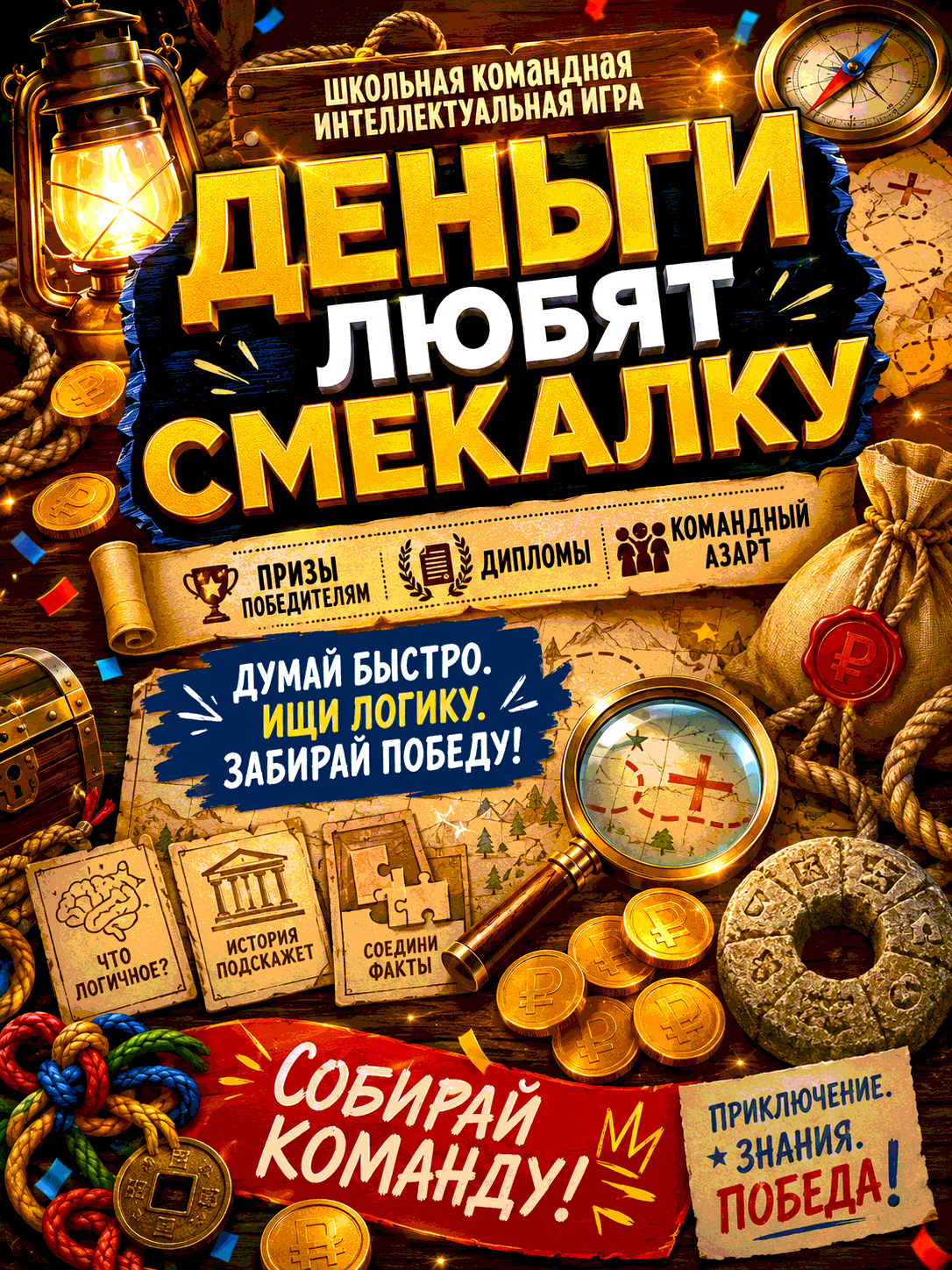 Обложка игры Деньги любят смекалку