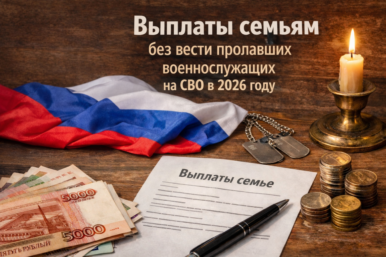 Выплаты семьям без вести пропавших военнослужащих на СВО в 2025-2026 году, какие положены, сколько платят участникам специальной военной операции и как получить
