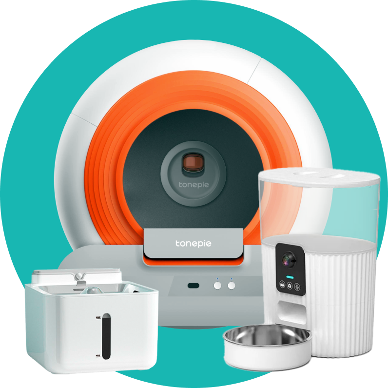 Автоматический лоток туалет для кошек Tonepie