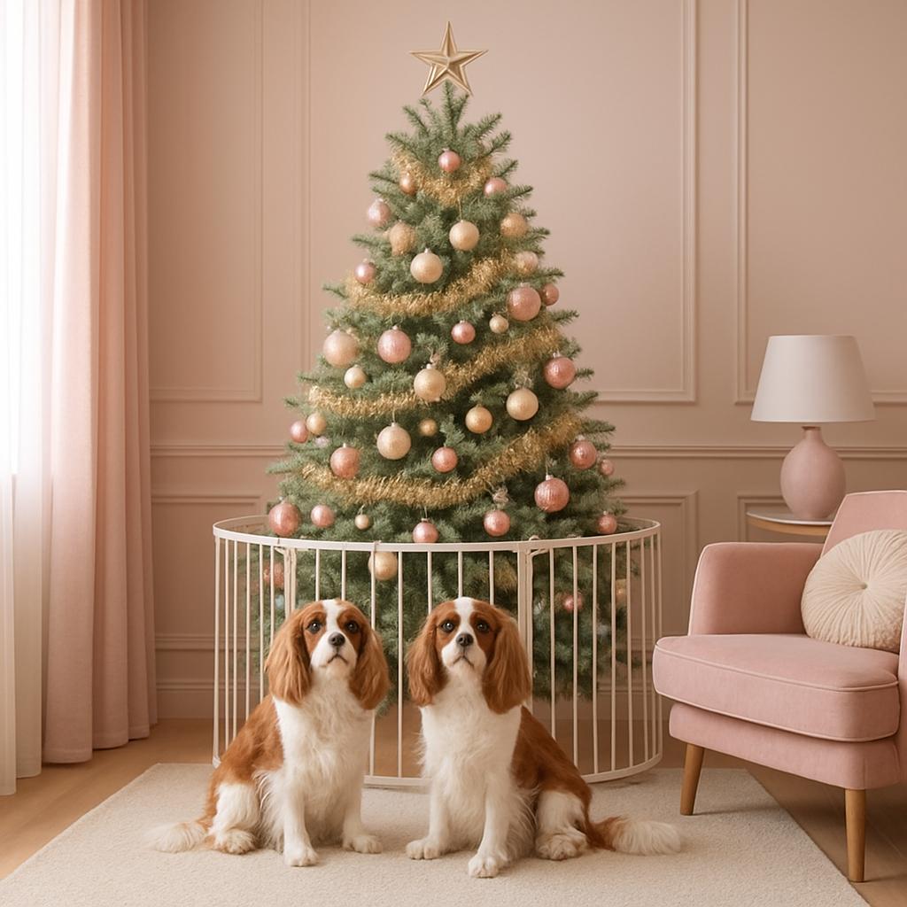 Как правильно ставить елку в доме с животными