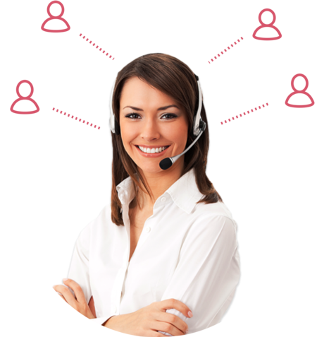 девушка из тех. поддержки