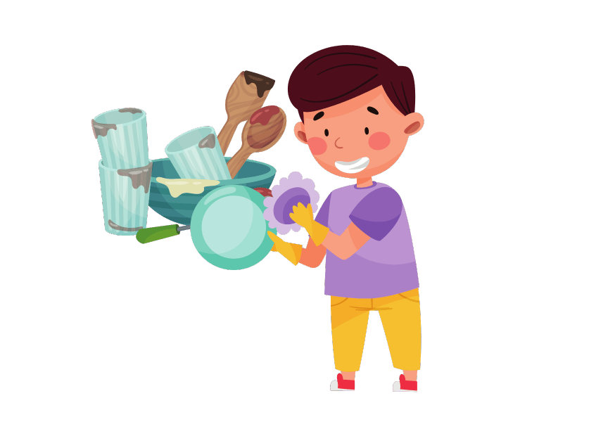 Do the washing-up — мыть посуду